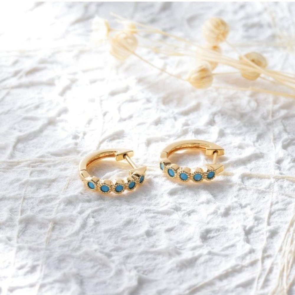 Gold Cuff Earrings